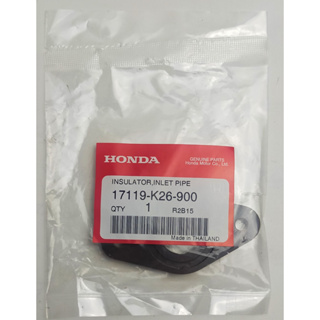 17119-K26-900 ฉนวนท่อไอดี Honda แท้ศูนย์