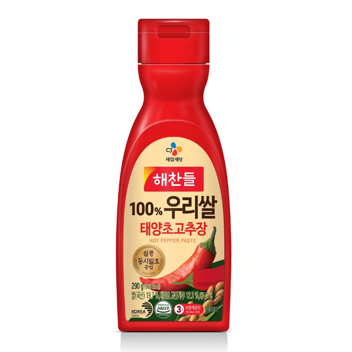 ภาพสินค้าโคชูจัง korea no.1 gochujang 해찬들 고추장 쌈장 된장 200g 500g นำเข้าจากประเทศเกาหลี100% ซอสพริกเกาหลีของแท้ cj sauce collection จากร้าน bininter19 บน Shopee ภาพที่ 6