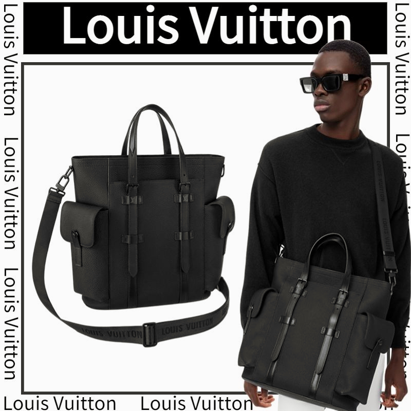 หลุยส์วิตตอง-louis-vuitton-christopher-tote-กระเป๋าถือ-กระเป๋าผู้หญิง-กระเป๋าสะพายไหล่-ใหม่ล่าสุด-ยุโร