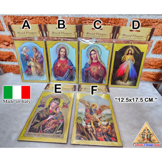 รูปไม้ พระคริสต์ต่างๆ รูปคริสต์ พระเยซู พระแม่มารีย์ นักบุญ อิตาลี คาทอลิก คริสต์ แขวนผนัง Catholic ITALY