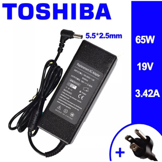 ที่ชาร์จโน๊ตบุ๊คToshiba 65W 19V 3.42A หัว 5.5 x 2.5 mm อะแดปเตอร์ ชาร์จไฟ โน๊ตบุ๊ค โตชิบ้า Notebook Adapter Charger