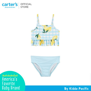 CARTERS 2PC SWIM BLUE LEMON 2PC คาร์เตอร์ชุดว่ายน้ำเด็กผู้หญิง ลายเลม่อน  เซท 2 ชิ้น L10