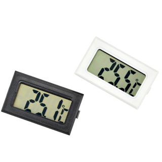 มินิ ดิจิทัล เครื่องวัดอุณหภูมิ  จอแสดงผล LCD ชนิดเซ็นเซอร์วัดภายตัว