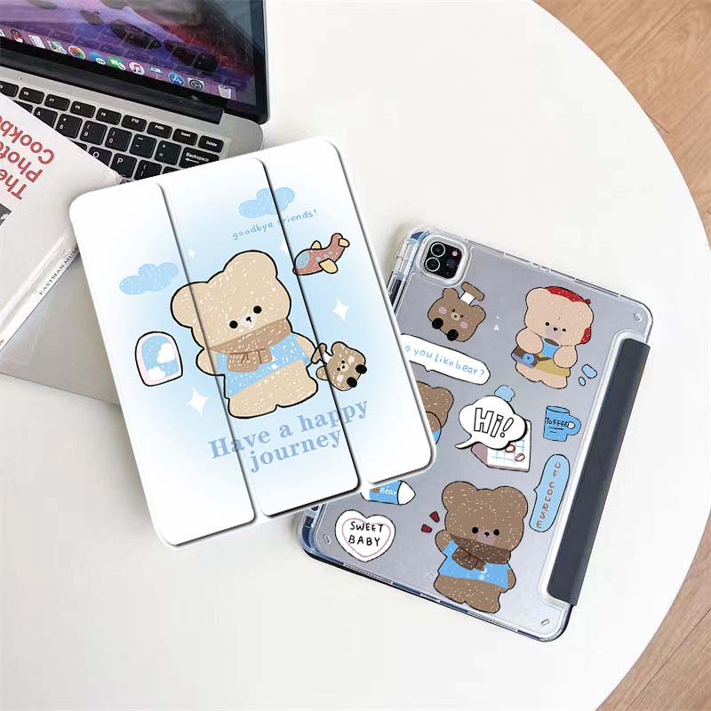 เคสไอแพด-gen9-มีที่ใส่ปากกา-เคสไอแพด-gen10-air4-air5-10-9-gen7-gen8-10-2-เคสหลังใส-pro11-2020-2021case