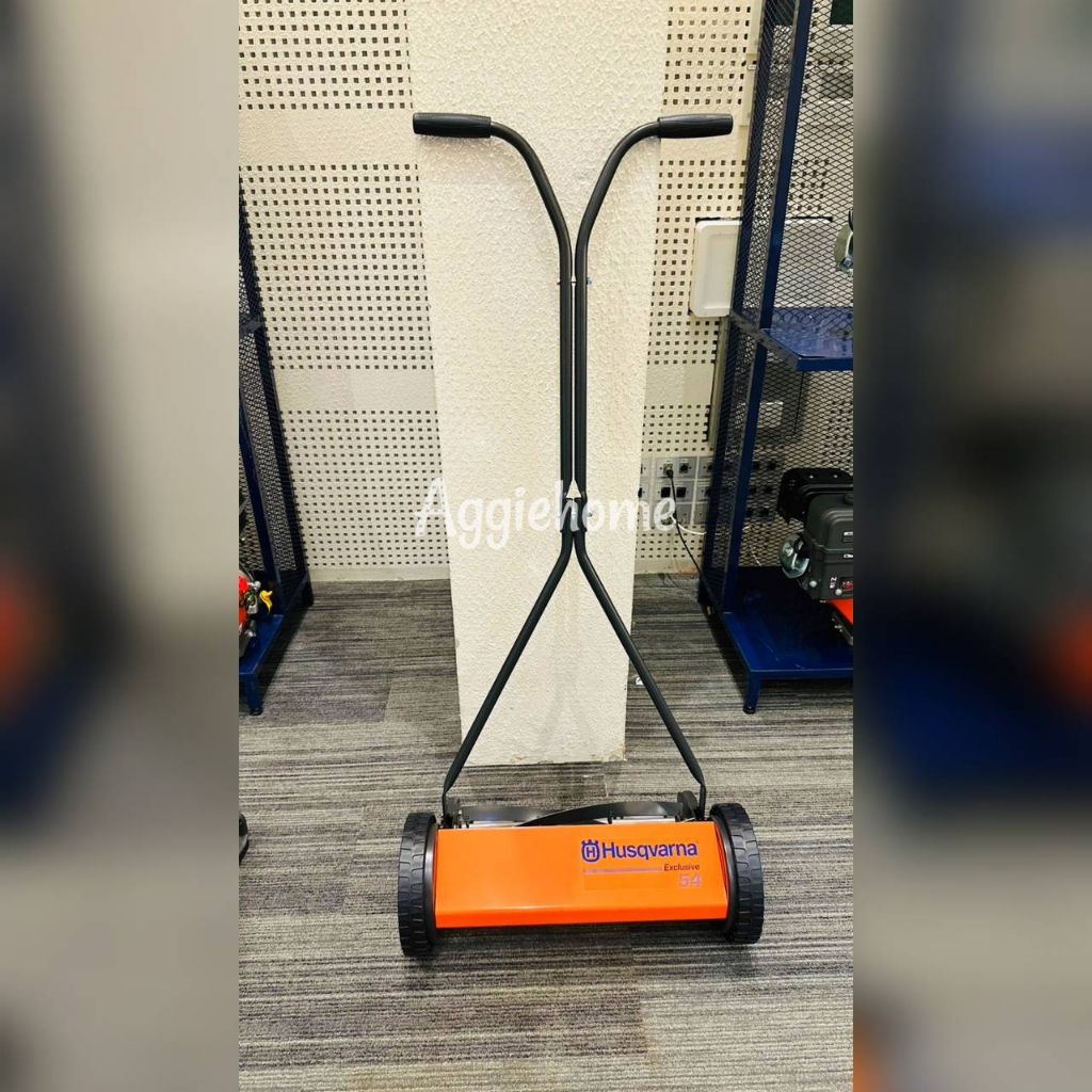 HUSQVARNA รถเข็นตัดหญ้า ระบบการตัด Manual รุ่น HUSQVARNA 54 ความกว้างใบตัด 40 ซม ไม่ใช้เครื่องยนต์และไฟฟ้า
