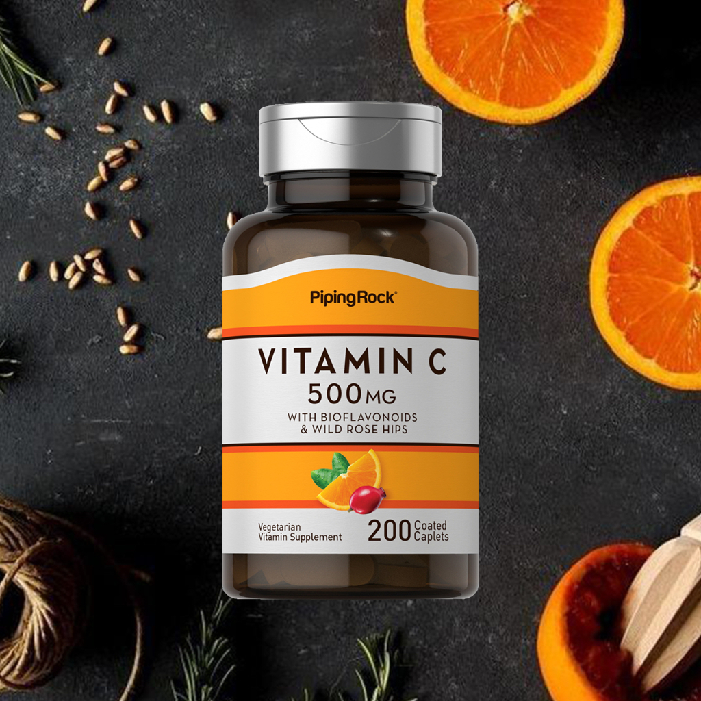 ภาพหน้าปกสินค้าVitamin C 500 mg with Bioflavonoids & Rose Hips, 200 Caplets วิตามิน C 500mg พร้อมไบโอฟลาโวนอยด์และผลกุหลาบ, 200 เม็ด จากร้าน armmer888shop บน Shopee