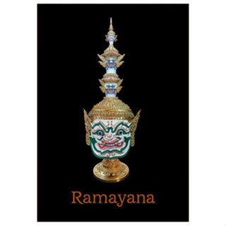 หัวโขน รามเกียรติ์ Ramayana Ban Ruk Sahassadeja Head Statue (สหัสเดชะ) (1/1 Wearable)