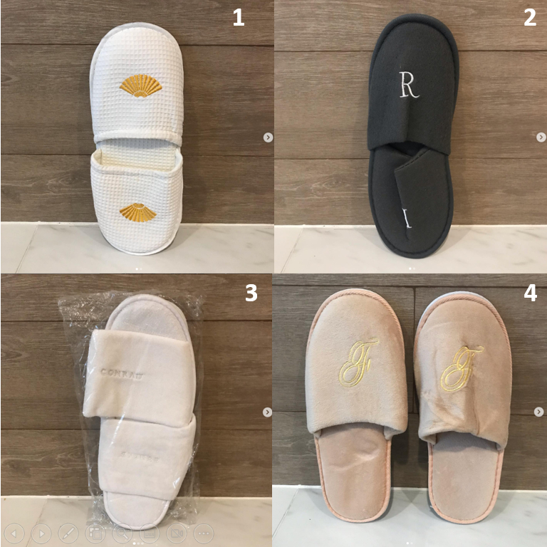 รองเท้า-slipper-แบรนด์-mandarin-oriental-renaissance-conrad-ใส่ที่ทำงาน-ใส่อยู่บ้าน-ออฟฟิส-สลิปเปอร์-ของใหม่-มือ-1