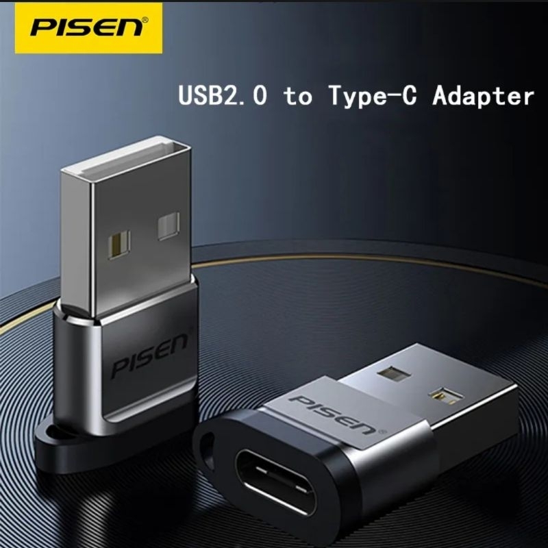 ส่งฟรี-เก็บเงินปลายทาง-usb-pisen-อแดปเตอร์แปลงข้อมูล-ที่ชาร์จเร็ว-usb-3-0-ขั้วต่อ-otg-เป็น-type-c