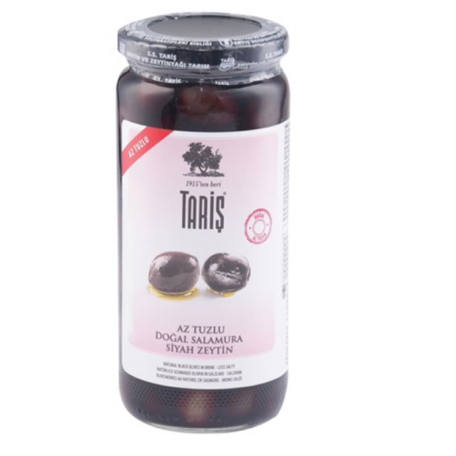 taris-low-salt-natural-black-olives-500-cc-ทาริสมะกอกดำในน้ำเกลือเค็มน้อย-500cc