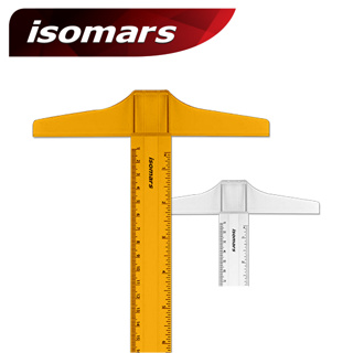 ISOMARS ไม้ทีพลาสติก 24 นิ้ว (T SQUARE UNIVERSITY 24)