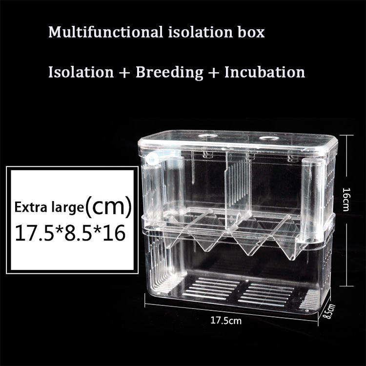กล่องแยกปลา-กล่องเพาะพันธุ์ปลา-กล่องขยายพันธุ์ปลา-ขนาดใหญ่-ใช้แยกปลาป่วย-ปลาที่ต้องการดูแลพิเศษ-พร้อมส่ง