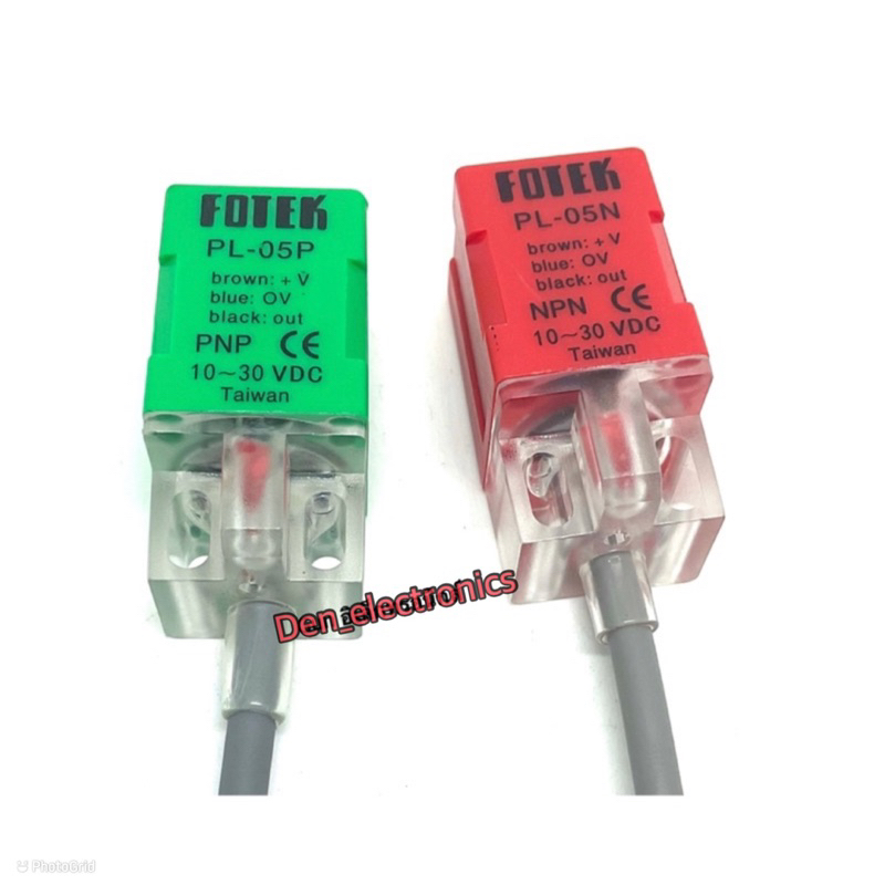 pl-05n-ชนิดnpn-no-pl-05p-ชนิดpnp-no-sensor-เซ็นเซอร์-จับโลหะ-3สาย-10-30vdc-fotek