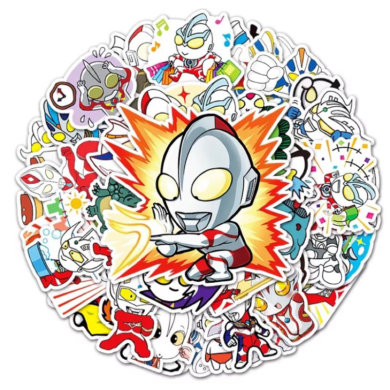 สติ๊กเกอร์-ultraman-537-อุลตร้าแมน-50ชิ้น-อุลต้าแมน-ฮีโร่-การ์ตูน-hero-อุนต้าแมน-อุล-ตร้า-ต้า-แมน-หุ่น-อุนตร้าแมน-เด็ก