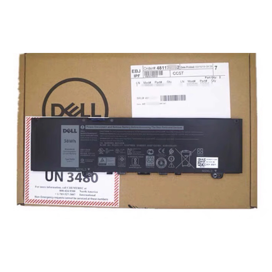 Batteria F62G0 Per Dell Inspiron 13 7370 7373 7380 7386 E Vostro 5370 – 11,4V 38WH – Garanzia 24 Mesi