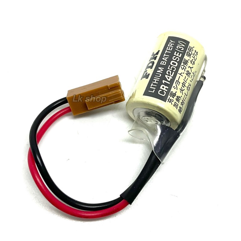 FDK CR14250SE CR14250 14250 3V แบตเตอรี่ลิเธียม FANAC มี แจ็คดำ ,น้ำตาล ...