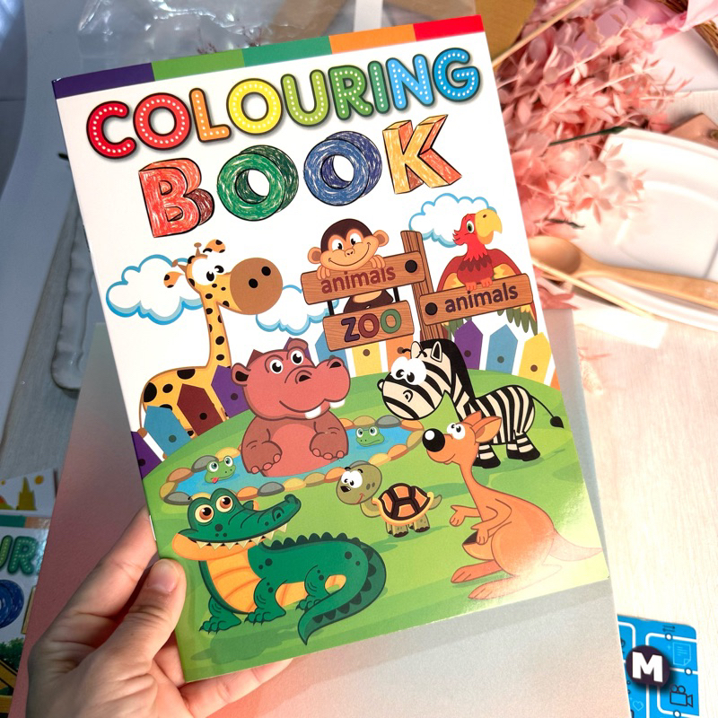 สมุดระบายสี สมุดหัดระบายสีเด็ก Colouring Book | Shopee Thailand