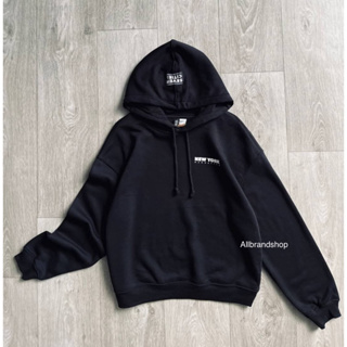 H&amp;M Hoodie Sweatshirt เสื้อกันหนาวสีดำ