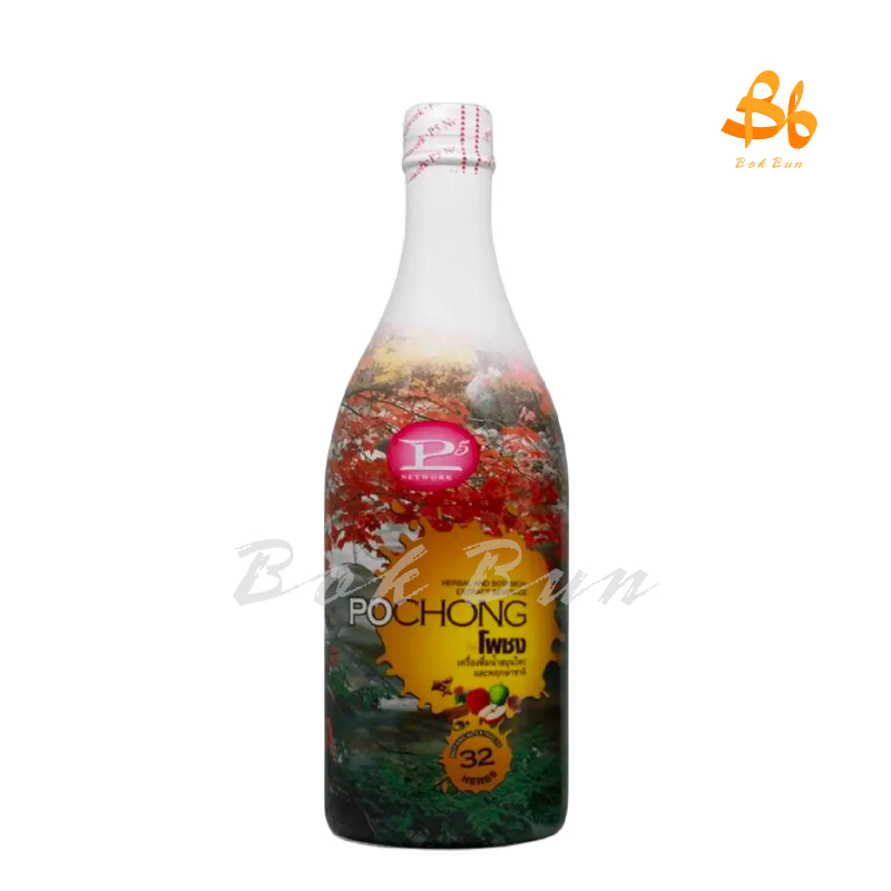 เครื่องดื่มสมุนไพร โพชง Pochong เครื่องดื่มบำรุงสุขภาพ ( 1 ขวดใหญ่ 980 ...
