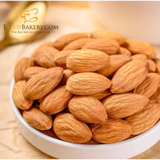 Whole Almond (with skin) 1 kg. size 23/25 / อัลมอนด์เม็ดเต็มดิบ (มีเปลือก) 1 กิโลกรัม