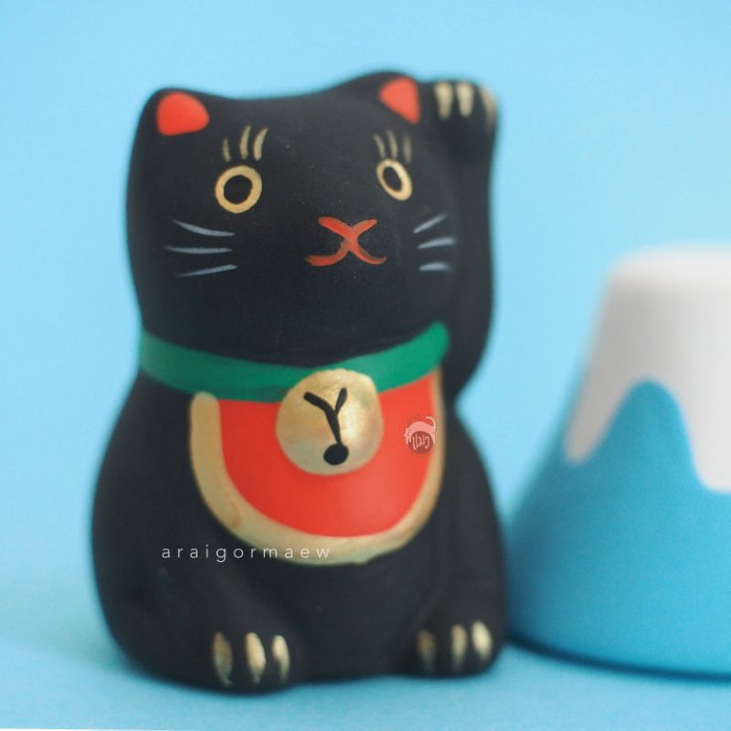 พร้อมส่ง-แมวกวักมงคล-พร้อมใบเซียมซี-คำทำนาย-fortune-lucky-cat-omikuji-made-in-japan