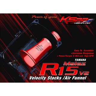 KSPP ปากแตรแต่ง สำหรับ R15 Mslaz M-slaz V.2 Yamaha Velocity stack