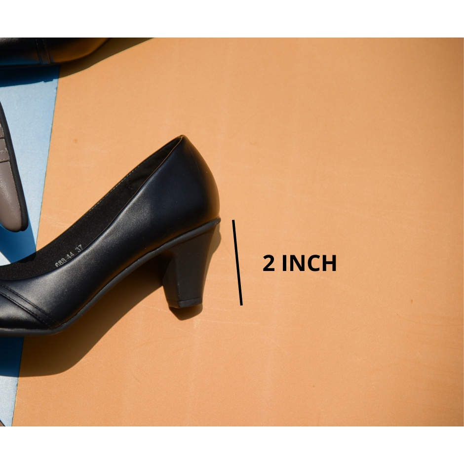 ภาพสินค้ารองเท้าเเฟชั่นผู้หญิงเเบบคัชชูส้นปานกลาง No. 688-44 NE&NA Collection Shoes จากร้าน nena_official_store บน Shopee ภาพที่ 7