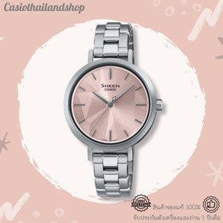 [ผ่อนเดือนละ319]🎁CASIO SHEEN SHE-4558D-4A ของแท้ 100% พร้อมส่ง ประกัน 1 ปี