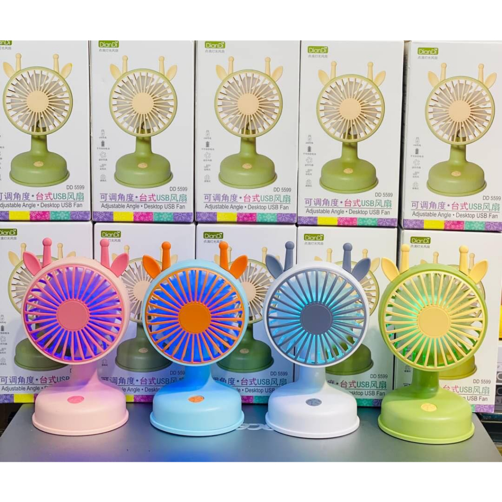 พัดลมมือถือ-พัดลมพกพา-mini-fan-พัดลมเล็กมีไฟ-ชาร์จusb-พกพาสะดวกใช้งานง่าย