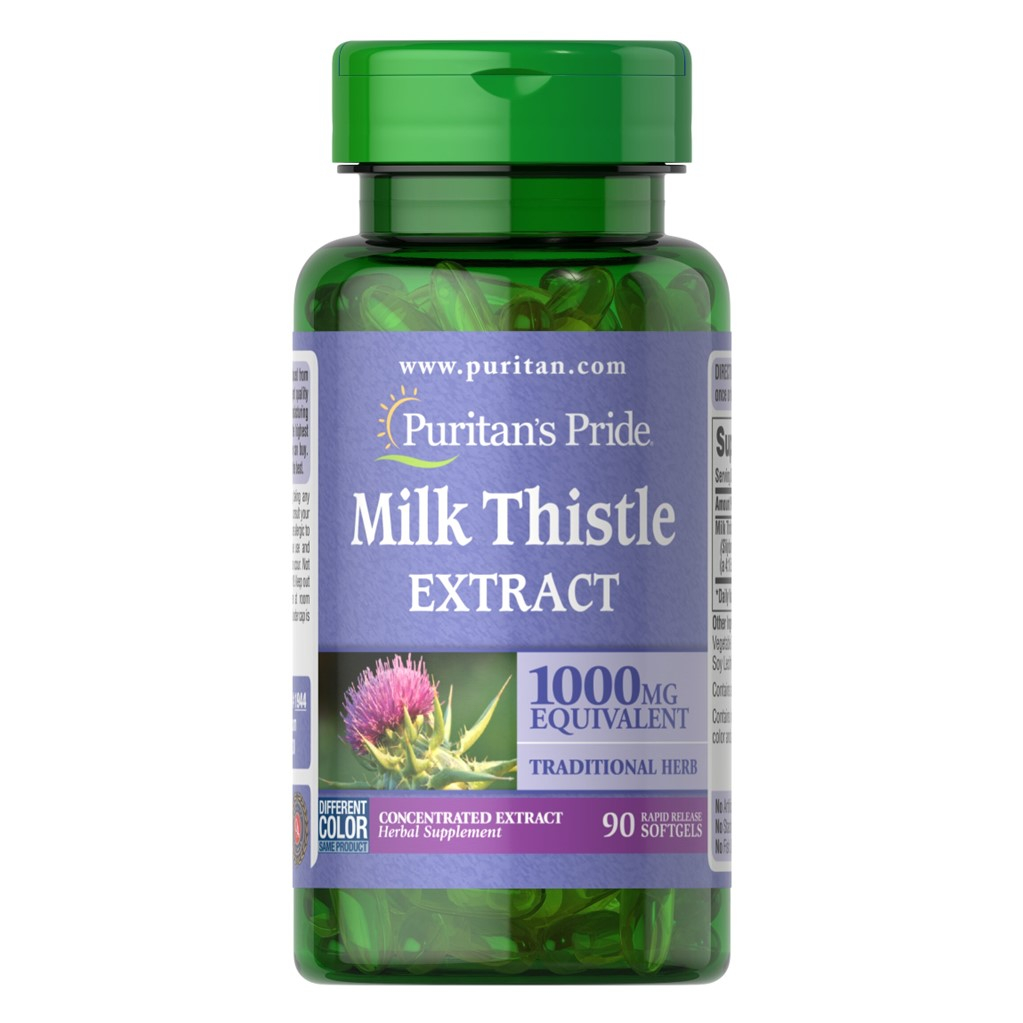 ภาพสินค้าพร้อมส่ง Puritan's Pride Milk Thistle 1,000 mg จากร้าน beevivace บน Shopee ภาพที่ 1