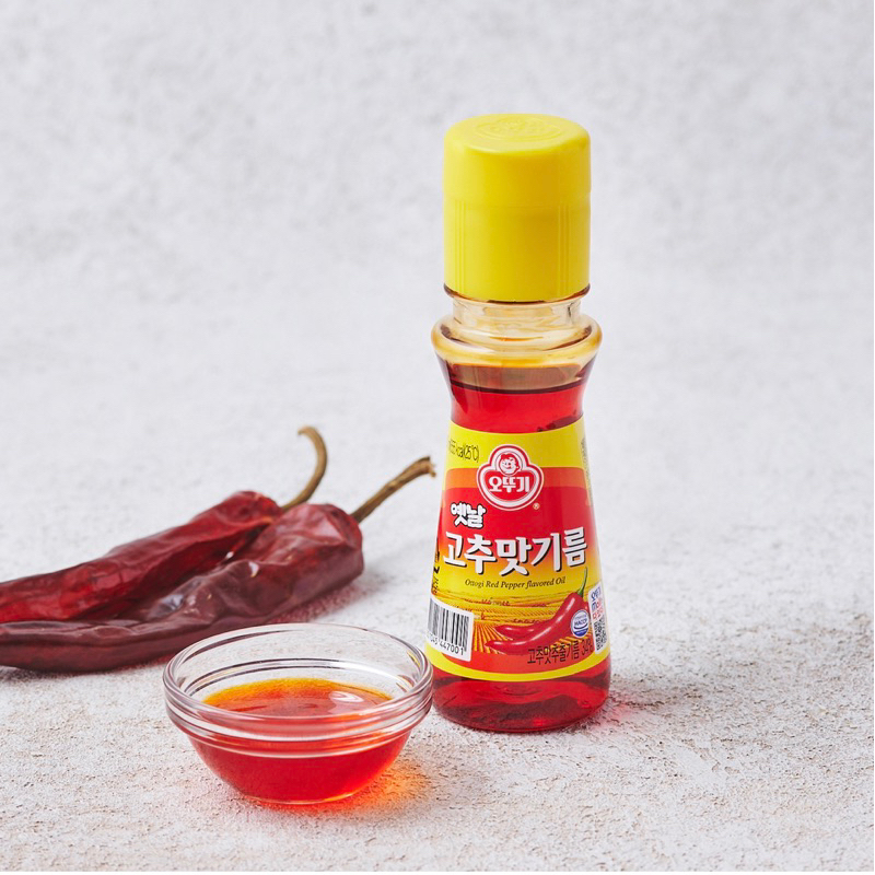 น้ำมันพริก-ottogi-red-pepper-oil-80ml-chilli-oil-ใช้ทำอาหารจีน-อาหารเสฉวน-อาหารเกาหลี