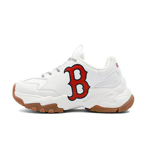 mlb-boston-red-sox-white-red-shoes-sneaker-รองเท้าผ้าใบ-ของแท้