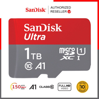 สินค้า Sandisk Ultra Micro SDXC Card UHS-I 1TB อ่าน120MB/s U1 A1 (SDSQUA4-1T00-GN6MN) Micro SD เมมโมรี่การ์ด โทรศัพท์ Smartphone Andriod ประกัน Synnex 10 ปี