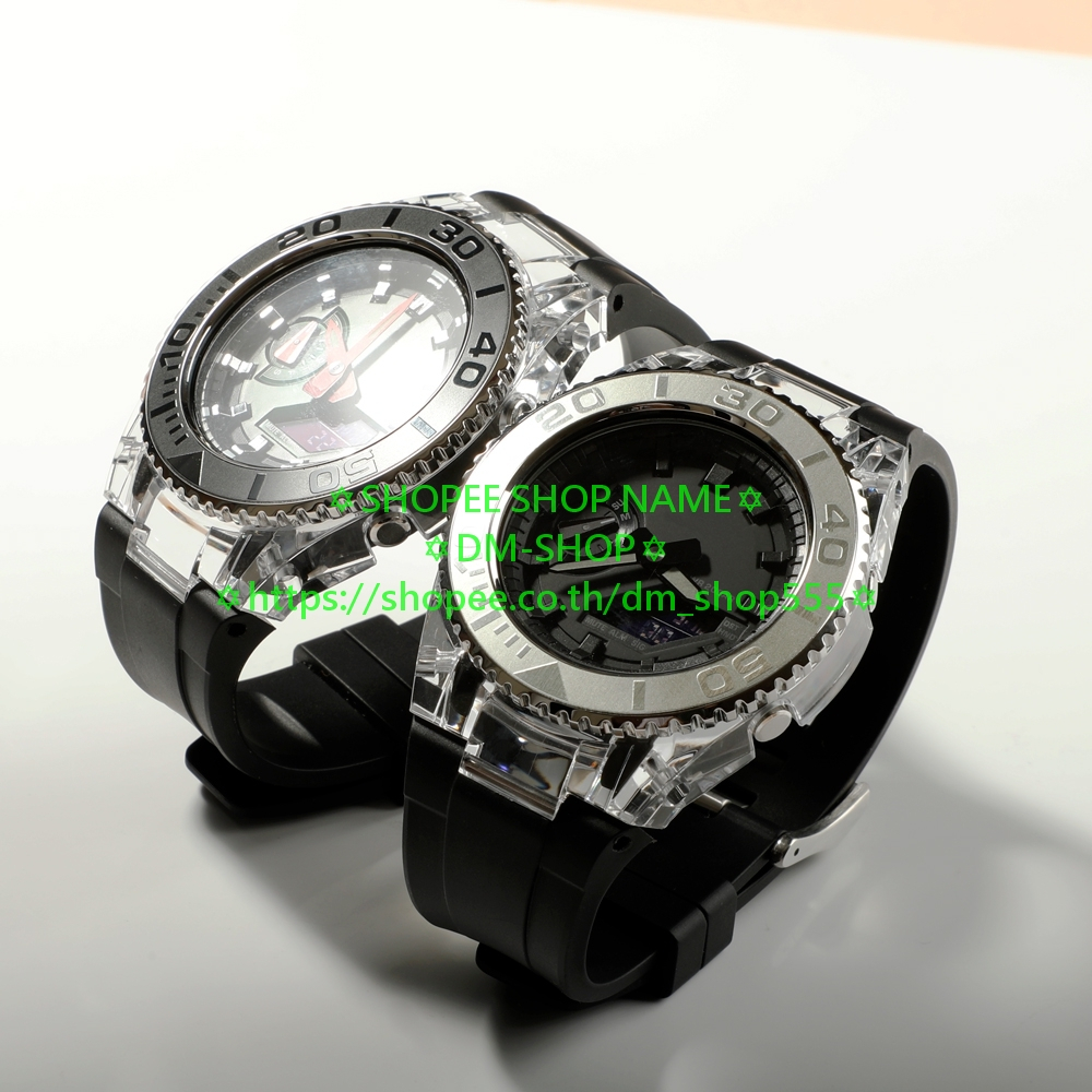 dm-shop-gshock-casioak-mod-kit-สายนาฬิกาข้อมือโลหะ-ดัดแปลง-สําหรับ-casio-ga2100-ga2110-gab2100