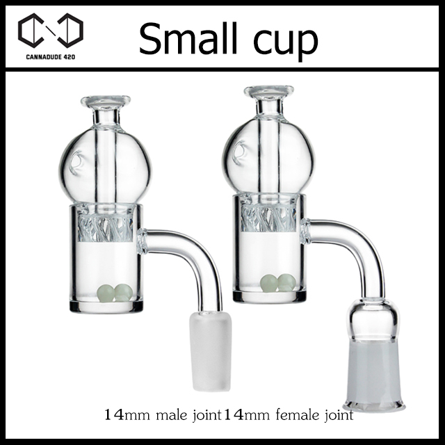 small-cup-adapter-บ้องแก้ว-quartz-banger-with-helix-function-cap-14mm-แจกันแก้ว-qn87