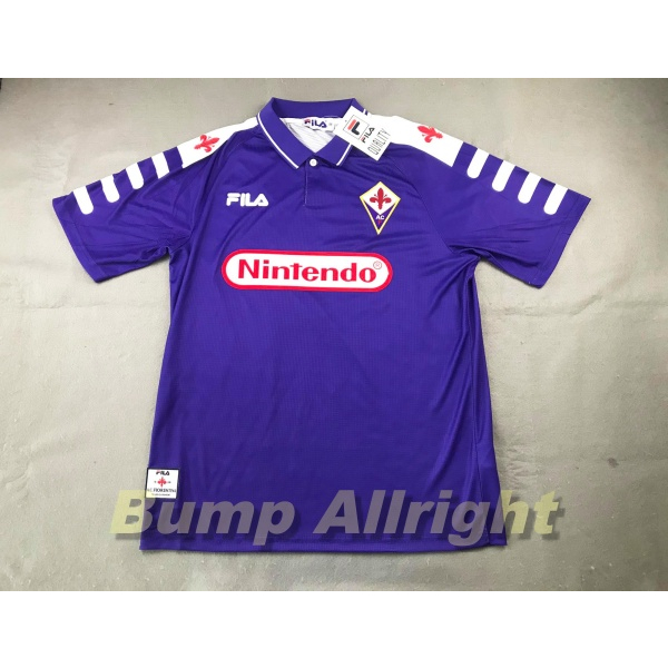 retro-เสื้อฟุตบอลย้อนยุค-vintage-ฟิออเรนติน่า-fiorentina-1999-nintendo-9-batistuta-เสื้อเปล่า