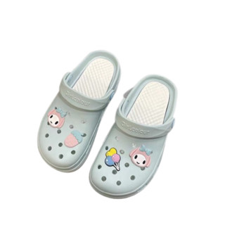 โปรโมชั่น : SHO-H-88🧁 รองเท้าหัวโต รองเท้าสีพาสเทล รองเท้าแตะรัดส้น สไตร์เกาหลี รองเท้า EVA รองเท้าเเตะ หัวโต ใส่ได้ 2แบบ🧁