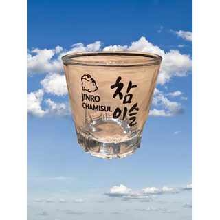 แก้วโซจู ของแท้จากเกาหลี แบรนด์ลิขสิทธิ์ Jinro cherumcherum cham Soju Glass 소주잔