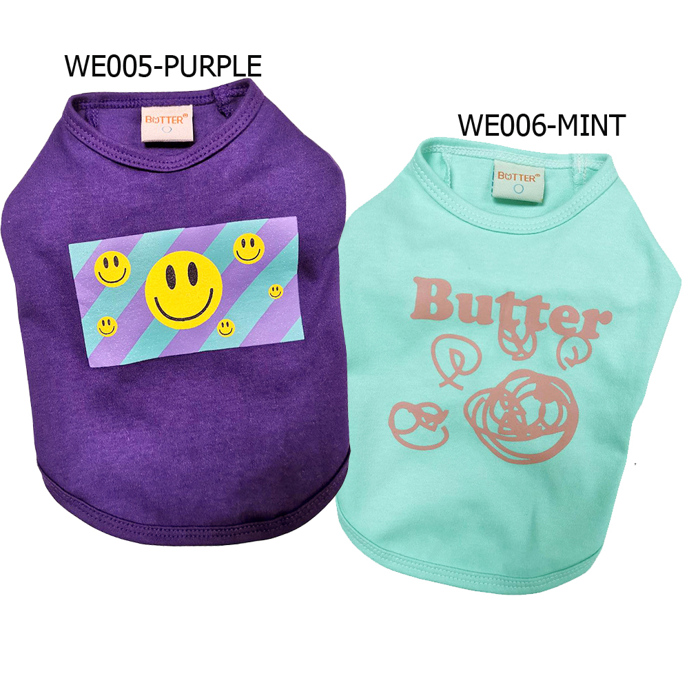 เสื้อสุนัข หรือสัตว์เลี้ยง Brand Butter เสื้อยืด สำหรับสุนัข