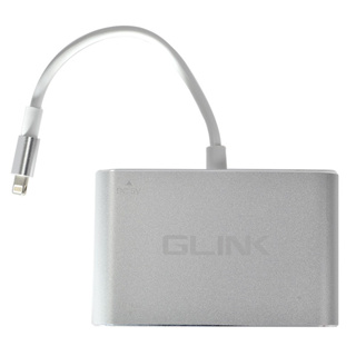 Cable Adapter Lightning To HDMI+VGA GLINK (GL-010) White