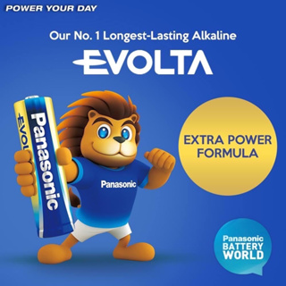 แท้ 100% Panasonic EVOLTA  AA/AAA  Premium Alkaline Battery ถ่านอัลคาไลน์ พานาโซนิค อีโวลต้า