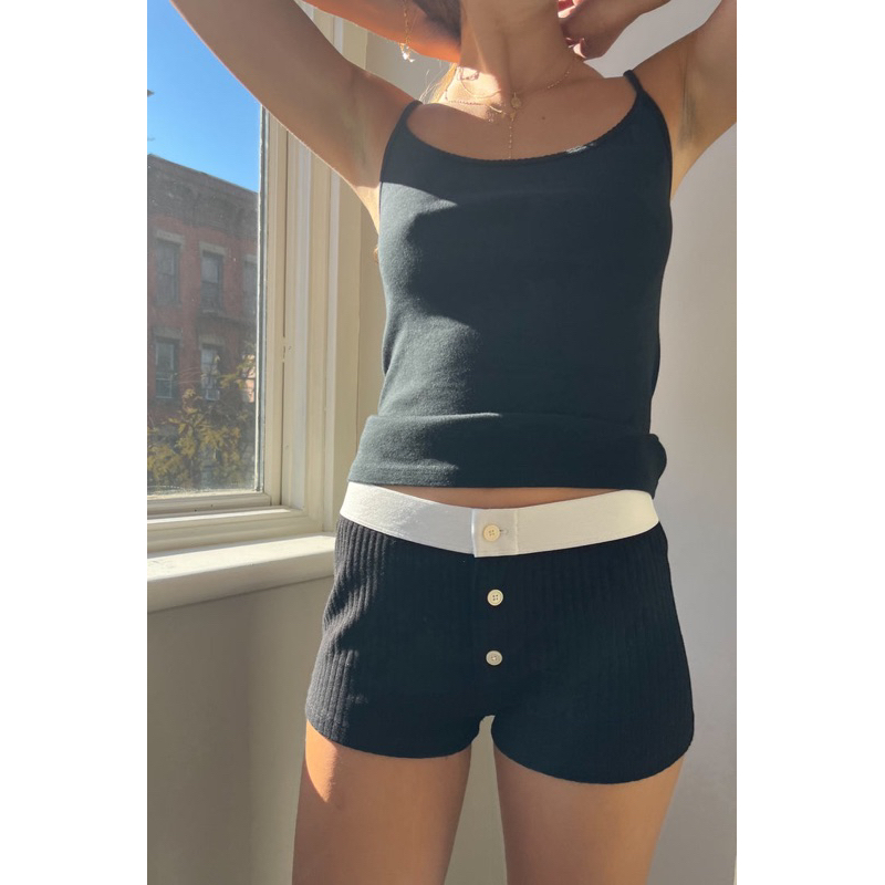 พรีออเดอร์ PREORDER ของแท้ Brandy Melville Boy Short Ribbed Underwear