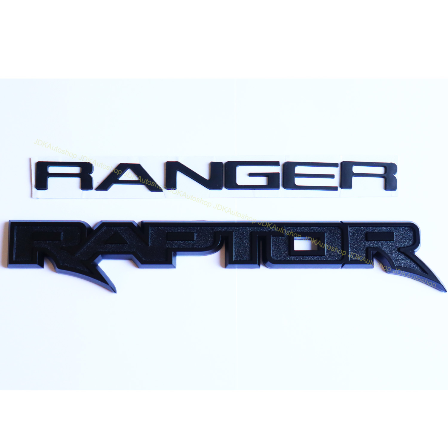 2 ชิ้น โลโก้ RANGER RAPTOR สีดำ สำหรับ RANGER ติดฝากระโปรงหน้า RAPTOR ...