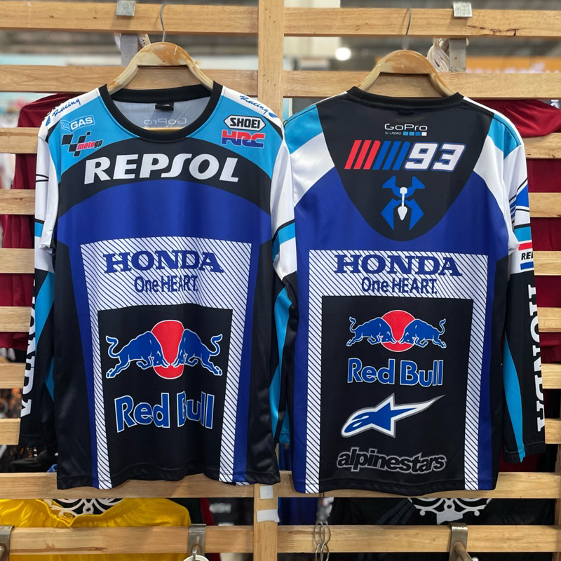 เสื้อพิมพ์ลายแขนยาว-ทูโทนhonda