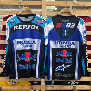 เสื้อพิมพ์ลายแขนยาว(ทูโทนHONDA)