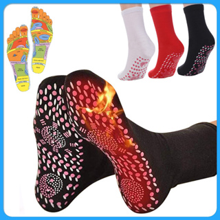 ภาพหน้าปกสินค้าถุงเท้าทัวร์มาลีน ทําความร้อนในตัว นวดเท้า ถุงเท้านวดแม่เหล็กทําความร้อน ถุงเท้าทำความร้อน ที่เกี่ยวข้อง