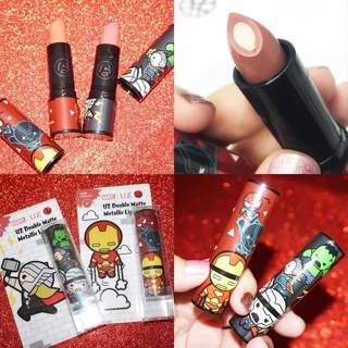 👑✅พร้อมส่ง✅👑UZ  KAWAII  DOUBLE  MATTE  METALLIC  Lipstick มี 2 สีให้เลือก