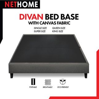 ส่งฟรี NETHOME : Divan Base เตียง เตียงนอน เตียงไม้ โครงเตียง ฐานเตียง 3.5 / 5 / 6 ฟุต