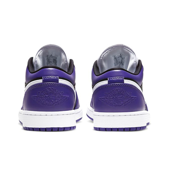 nike-air-jordan-1-low-black-purple-stitching-ของแท้-100