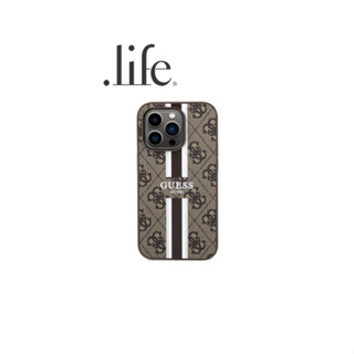 GUESS PU 4G With Printed Stripes Case for iPhone 14 Pro By dotlife